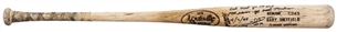 Gary Sheffield Game Used, Signed & Inscribed Louisville Slugger C243 Model Bat Used For 1st Hit of Season on 4/5/94 (PSA/DNA GU 9.5 & JSA)
